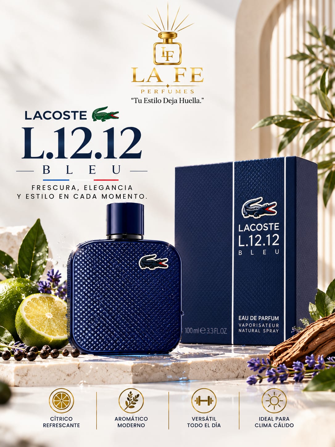 Lacoste L.12.12 Bleu 100ml EDP Men